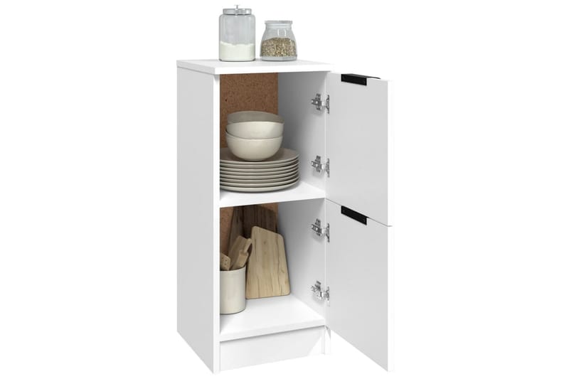 beBasic Skjenk hvit 30x30x70 cm konstruert tre - Hvit - Oppbevaring - Oppbevaringsmøbler - Sideboard & skjenker