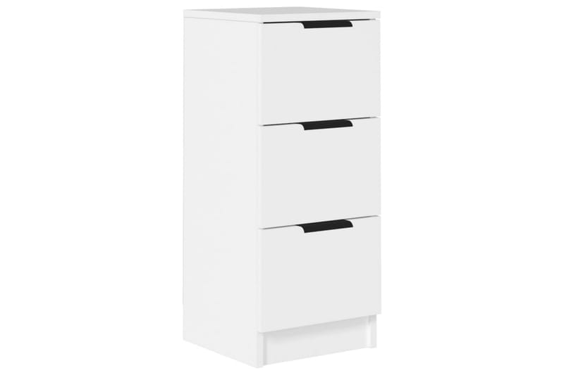 beBasic Skjenk hvit 30x30x70 cm konstruert tre - Hvit - Oppbevaring - Oppbevaringsmøbler - Sideboard & skjenker