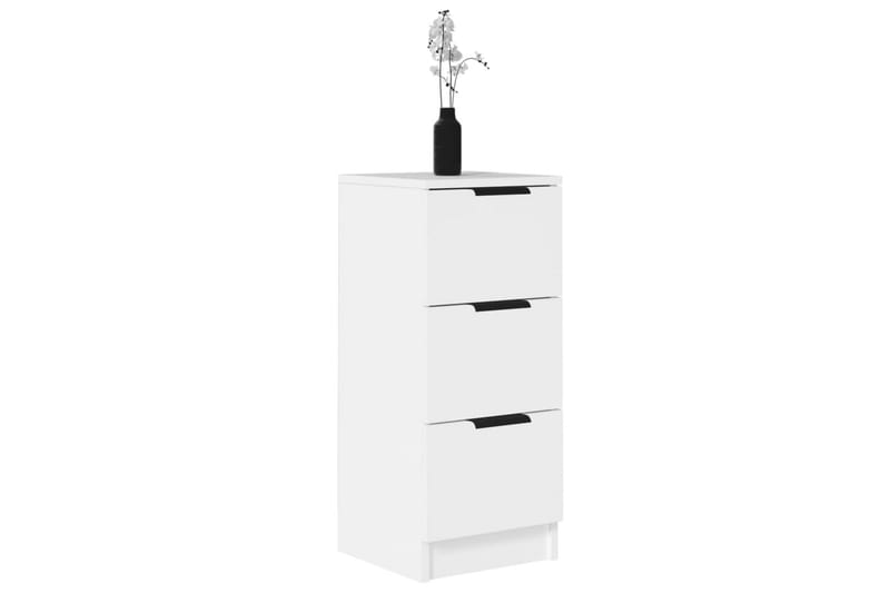 beBasic Skjenk hvit 30x30x70 cm konstruert tre - Hvit - Oppbevaring - Oppbevaringsmøbler - Sideboard & skjenker
