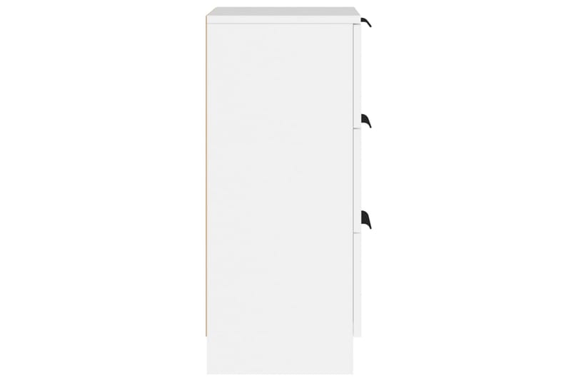 beBasic Skjenk hvit 30x30x70 cm konstruert tre - Hvit - Oppbevaring - Oppbevaringsmøbler - Sideboard & skjenker
