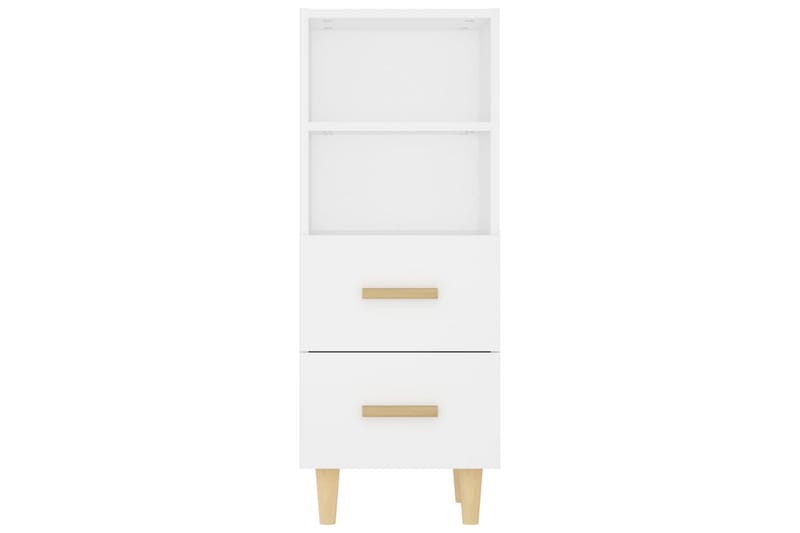 beBasic Skjenk hvit 34,5x34x90 cm konstruert tre - Hvit - Oppbevaring - Oppbevaringsmøbler - Sideboard & skjenker