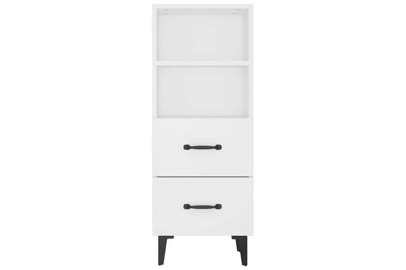 beBasic Skjenk hvit 34,5x34x90 cm konstruert tre - Hvit - Sideboard & skjenker