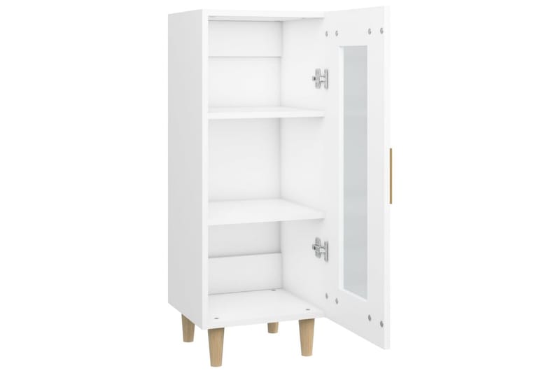 beBasic Skjenk hvit 34,5x34x90 cm konstruert tre - Hvit - Oppbevaring - Oppbevaringsmøbler - Sideboard & skjenker