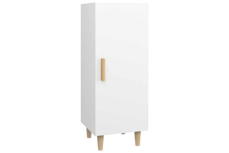 beBasic Skjenk hvit 34,5x34x90 cm konstruert tre - Hvit - Oppbevaring - Oppbevaringsmøbler - Sideboard & skjenker