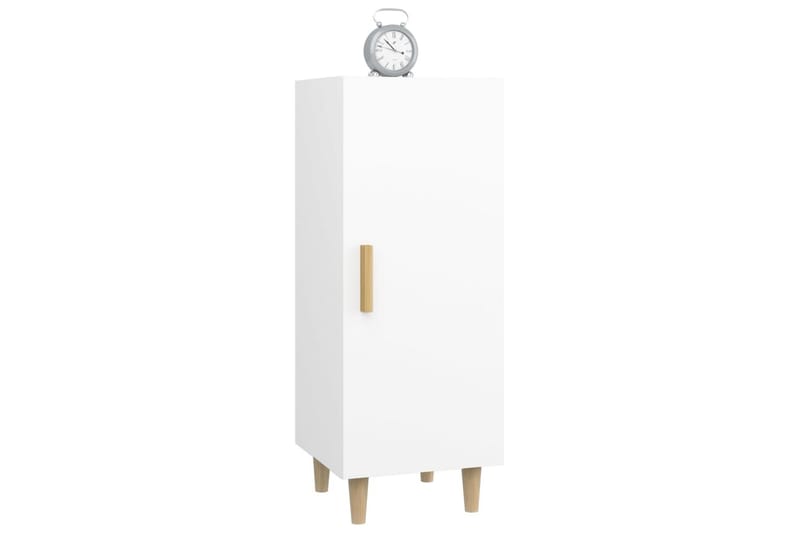 beBasic Skjenk hvit 34,5x34x90 cm konstruert tre - Hvit - Oppbevaring - Oppbevaringsmøbler - Sideboard & skjenker