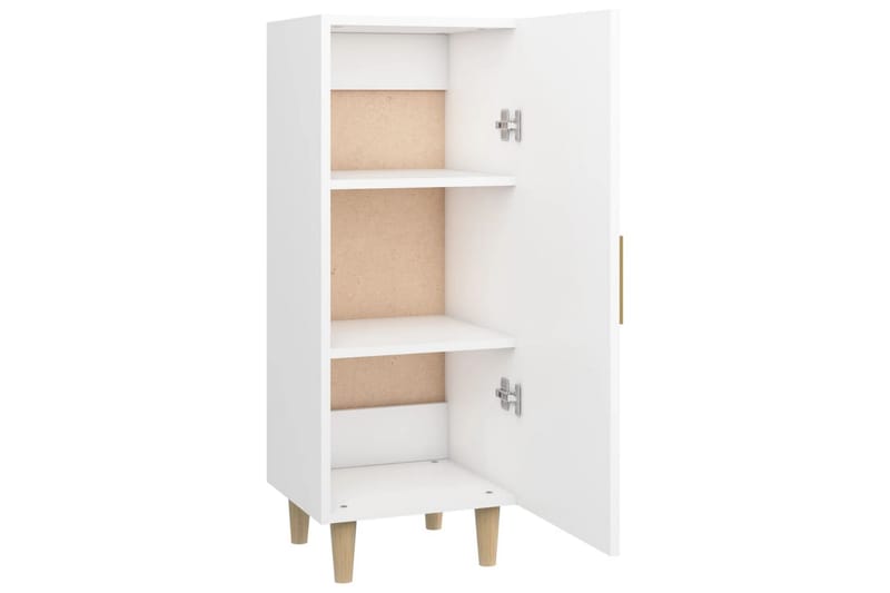 beBasic Skjenk hvit 34,5x34x90 cm konstruert tre - Hvit - Oppbevaring - Oppbevaringsmøbler - Sideboard & skjenker