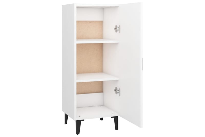 beBasic Skjenk hvit 34,5x34x90 cm konstruert tre - Hvit - Sideboard & skjenker