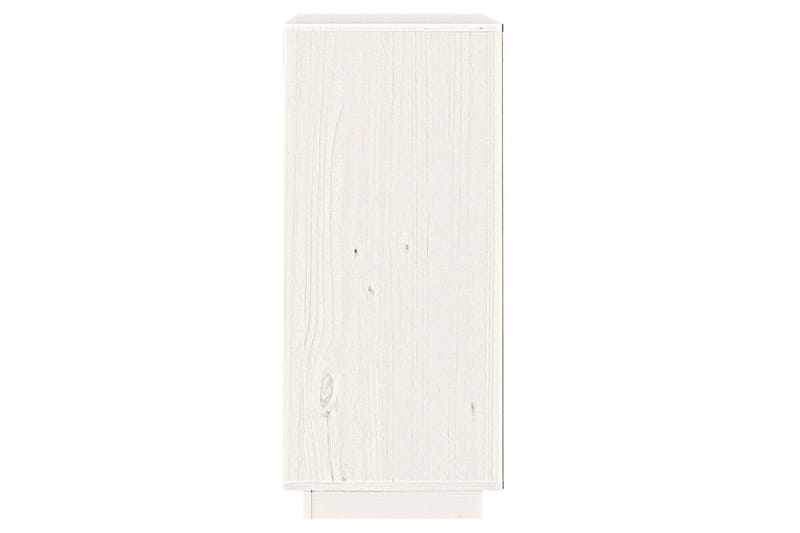 beBasic Skjenk hvit 38x35x80 cm heltre furu - Hvit - Oppbevaring - Oppbevaringsmøbler - Sideboard & skjenker
