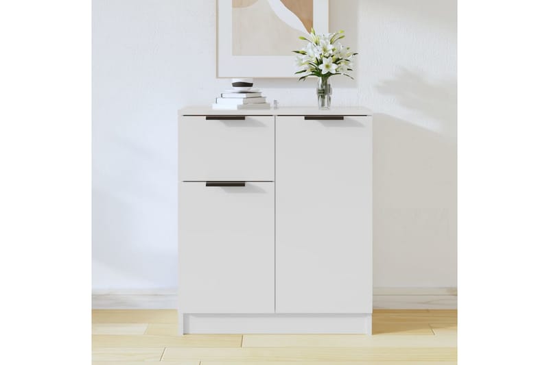 beBasic Skjenk hvit 60x30x70 cm konstruert tre - Hvit - Oppbevaring - Oppbevaringsmøbler - Sideboard & skjenker