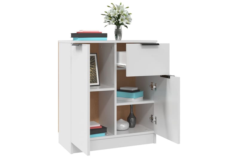 beBasic Skjenk hvit 60x30x70 cm konstruert tre - Hvit - Oppbevaring - Oppbevaringsmøbler - Sideboard & skjenker