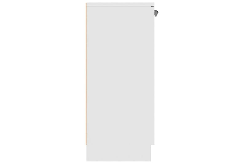 beBasic Skjenk hvit 60x30x70 cm konstruert tre - Hvit - Sideboard & skjenker