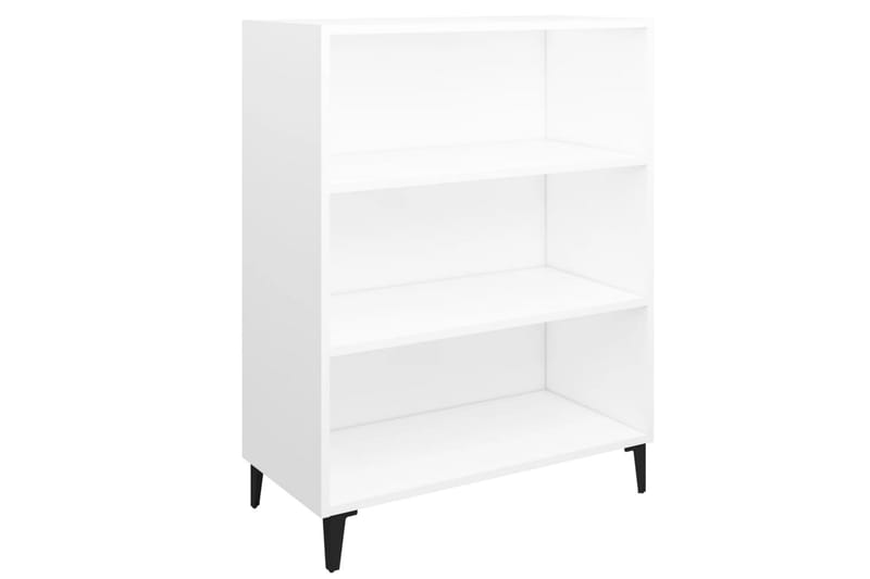 beBasic Skjenk hvit 69,5x32,5x90 cm konstruert tre - Hvit - Sideboard & skjenker