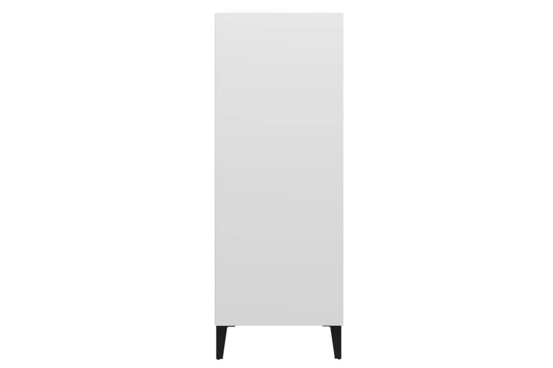 beBasic Skjenk hvit 69,5x32,5x90 cm konstruert tre - Hvit - Sideboard & skjenker
