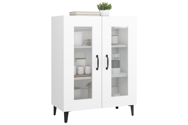 beBasic Skjenk hvit 69,5x34x90 cm konstruert tre - Hvit - Oppbevaring - Oppbevaringsmøbler - Sideboard & skjenker