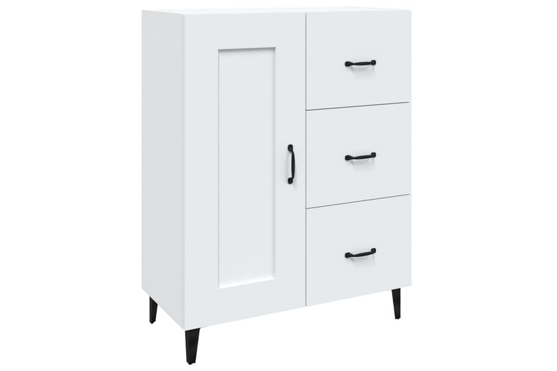 beBasic Skjenk hvit 69,5x34x90 cm konstruert tre - Hvit - Oppbevaring - Oppbevaringsmøbler - Sideboard & skjenker