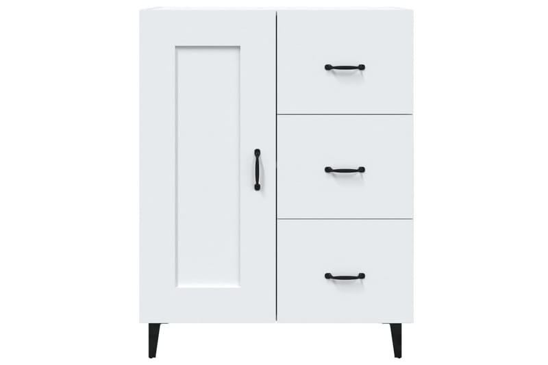 beBasic Skjenk hvit 69,5x34x90 cm konstruert tre - Hvit - Oppbevaring - Oppbevaringsmøbler - Sideboard & skjenker
