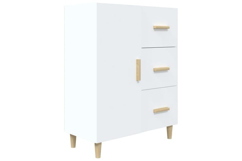 beBasic Skjenk hvit 69,5x34x90 cm konstruert tre - Hvit - Oppbevaring - Oppbevaringsmøbler - Sideboard & skjenker