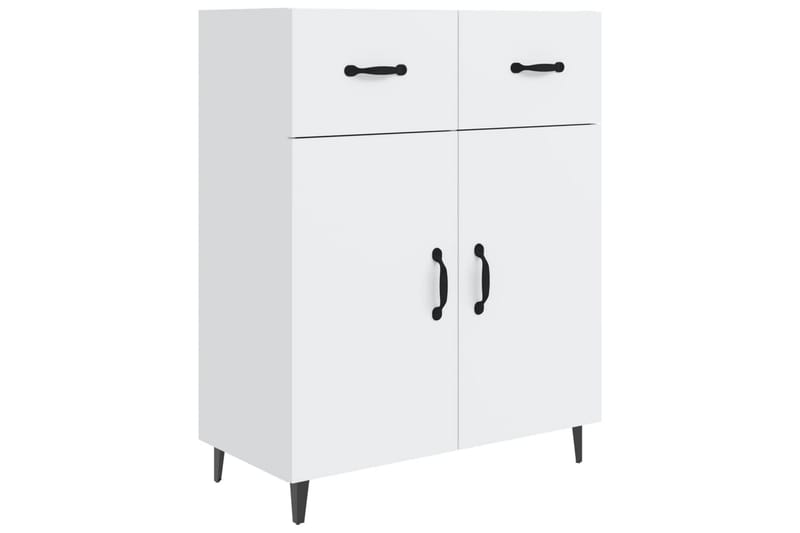 beBasic Skjenk hvit 69,5x34x90 cm konstruert tre - Hvit - Oppbevaring - Oppbevaringsmøbler - Sideboard & skjenker