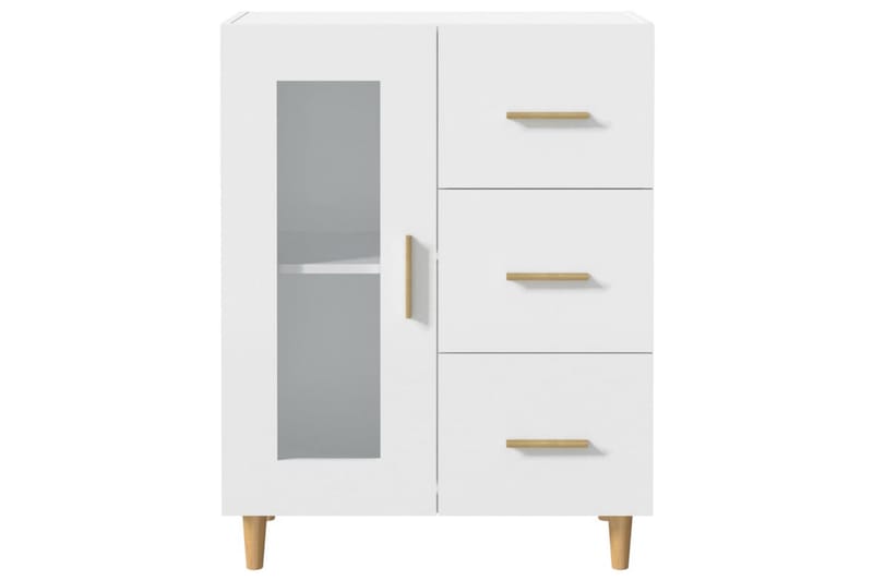 beBasic Skjenk hvit 69,5x34x90 cm konstruert tre - Hvit - Oppbevaring - Oppbevaringsmøbler - Sideboard & skjenker