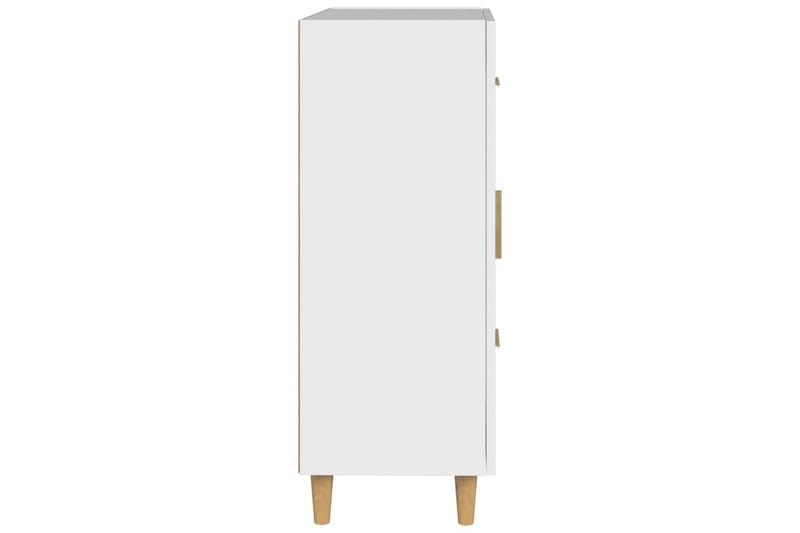 beBasic Skjenk hvit 69,5x34x90 cm konstruert tre - Hvit - Oppbevaring - Oppbevaringsmøbler - Sideboard & skjenker