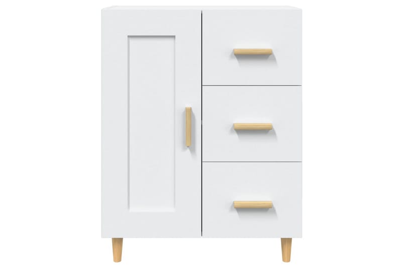 beBasic Skjenk hvit 69,5x34x90 cm konstruert tre - Hvit - Oppbevaring - Oppbevaringsmøbler - Sideboard & skjenker