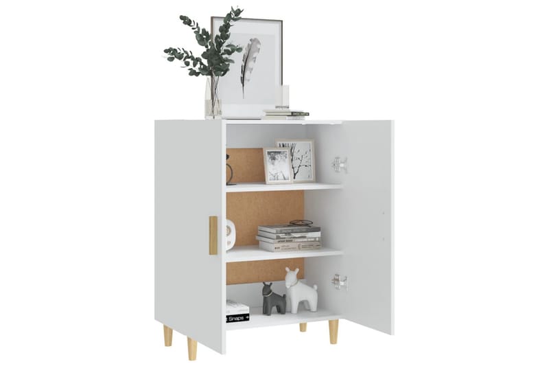 beBasic Skjenk hvit 70x34x90 cm konstruert tre - Hvit - Sideboard & skjenker