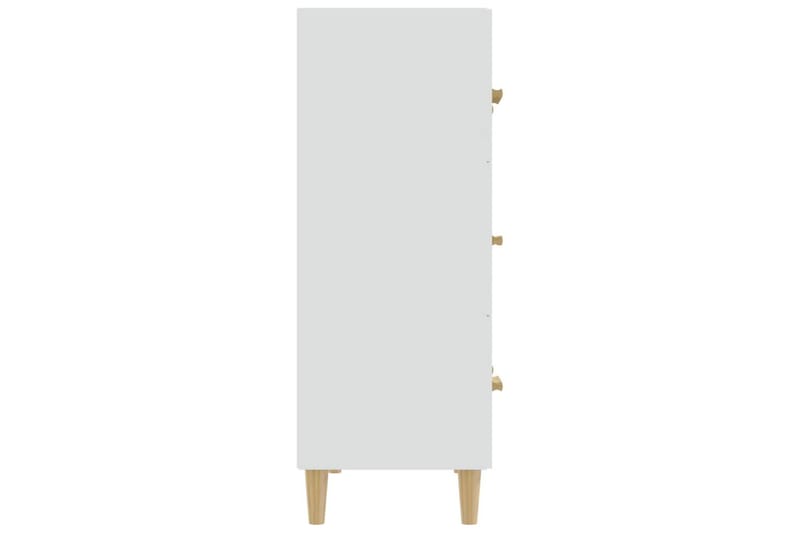 beBasic Skjenk hvit 70x34x90 cm konstruert tre - Hvit - Oppbevaring - Oppbevaringsmøbler - Sideboard & skjenker