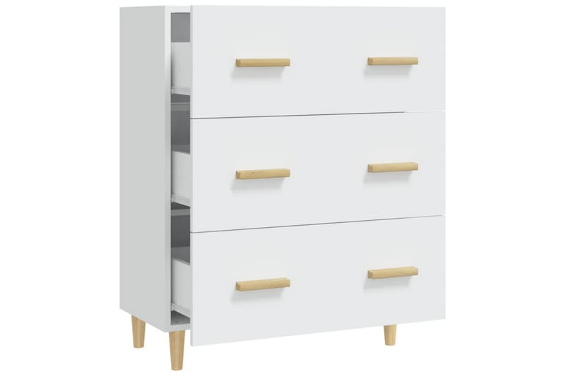 beBasic Skjenk hvit 70x34x90 cm konstruert tre - Hvit - Oppbevaring - Oppbevaringsmøbler - Sideboard & skjenker
