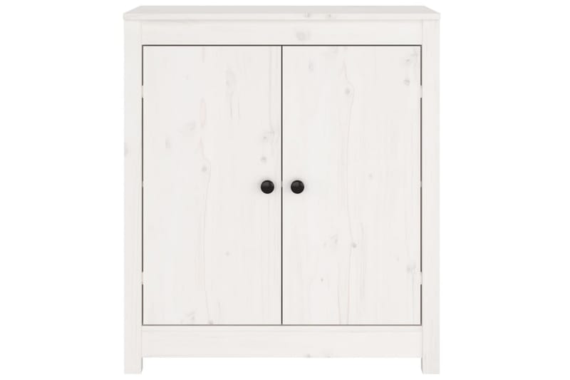 beBasic Skjenk hvit 70x35x80 cm heltre furu - Hvit - Oppbevaring - Oppbevaringsmøbler - Sideboard & skjenker