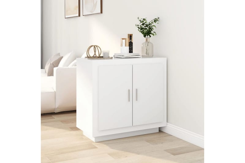 beBasic Skjenk hvit 80x40x75 cm konstruert tre - Hvit - Oppbevaring - Oppbevaringsmøbler - Sideboard & skjenker