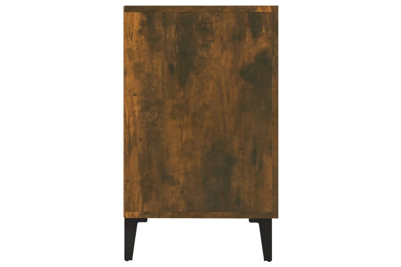 beBasic Skjenk røkt eik 100x36x60 cm konstruert tre - Brun - Sideboard & skjenker