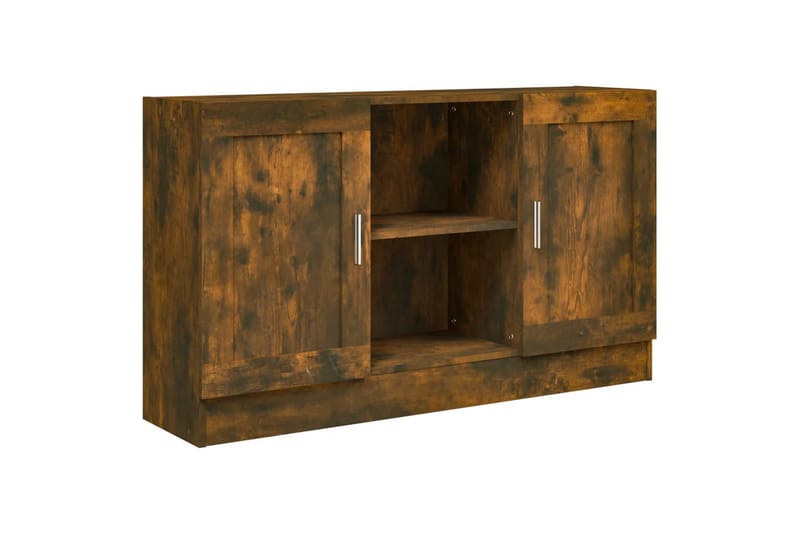 beBasic Skjenk røkt eik 120x30,5x70 cm konstruert tre - Brun - Oppbevaring - Oppbevaringsmøbler - Sideboard & skjenker