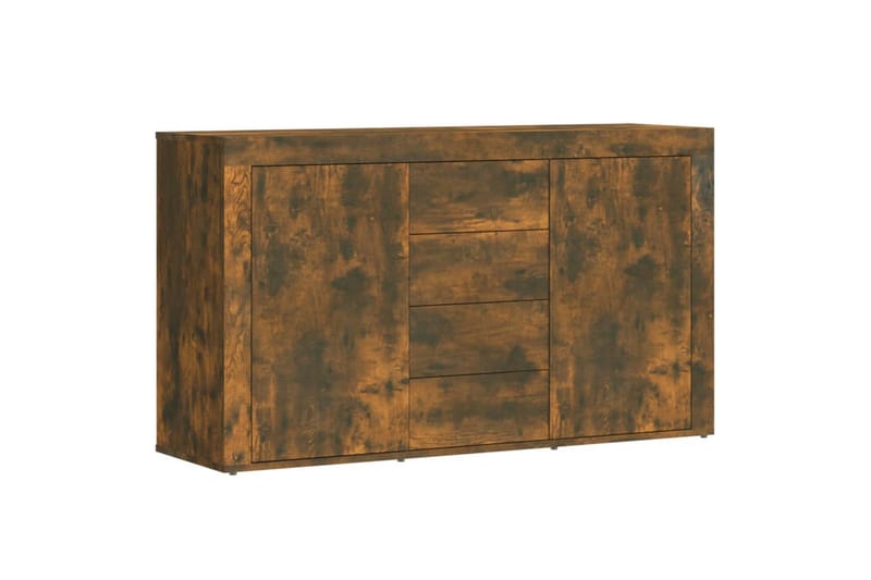 beBasic Skjenk røkt eik 120x36x69 cm konstruert tre - Brun - Oppbevaring - Oppbevaringsmøbler - Sideboard & skjenker