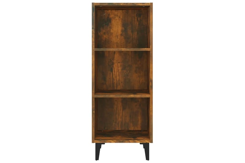 beBasic Skjenk røkt eik 34,5x32,5x90 cm konstruert tre - Brun - Sideboard & skjenker