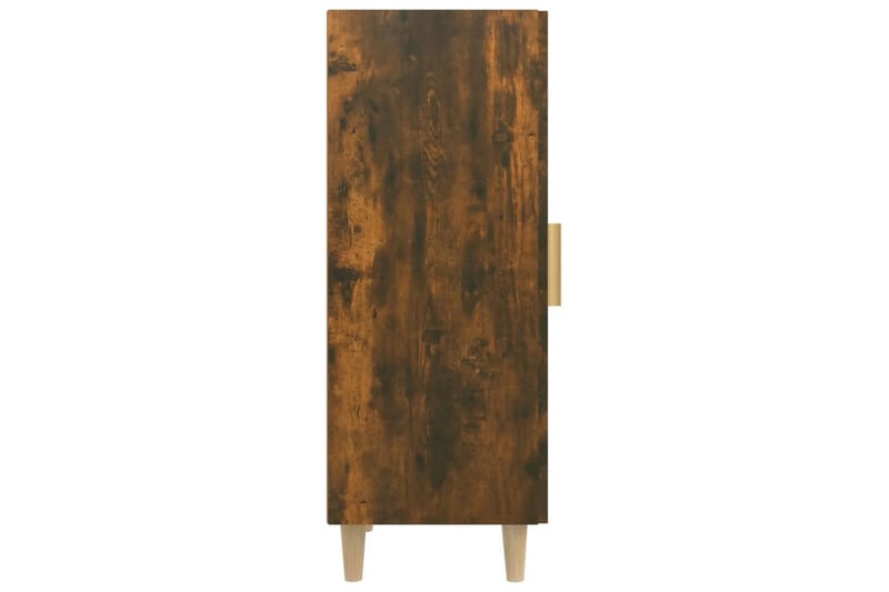 beBasic Skjenk røkt eik 34,5x34x90 cm konstruert tre - Brun - Sideboard & skjenker