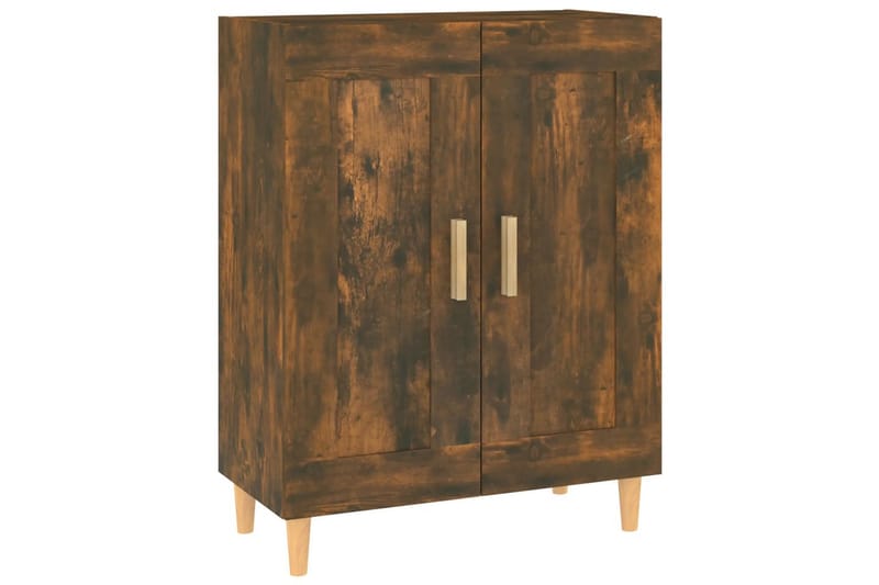 beBasic Skjenk røkt eik 69,5x34x90 cm konstruert tre - Brun - Sideboard & skjenker