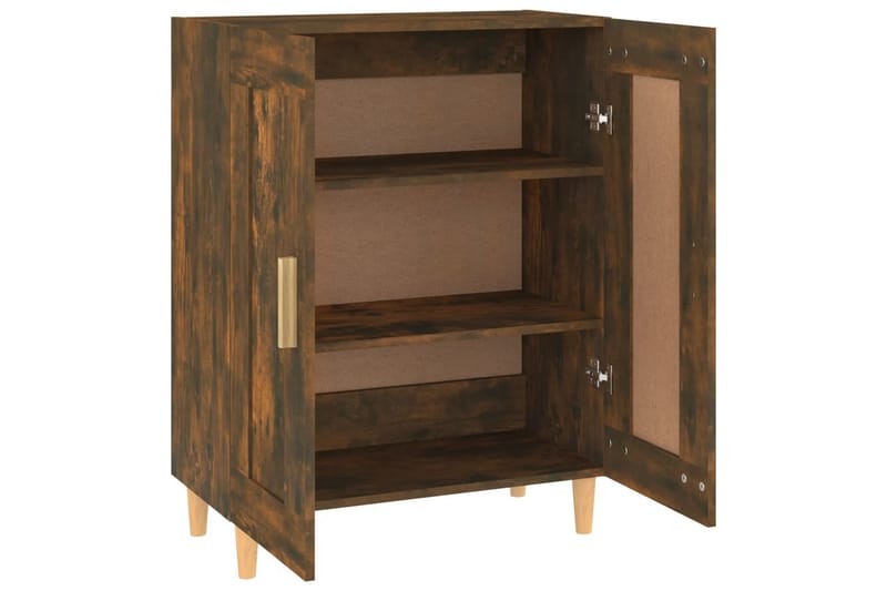 beBasic Skjenk røkt eik 69,5x34x90 cm konstruert tre - Brun - Oppbevaring - Oppbevaringsmøbler - Sideboard & skjenker