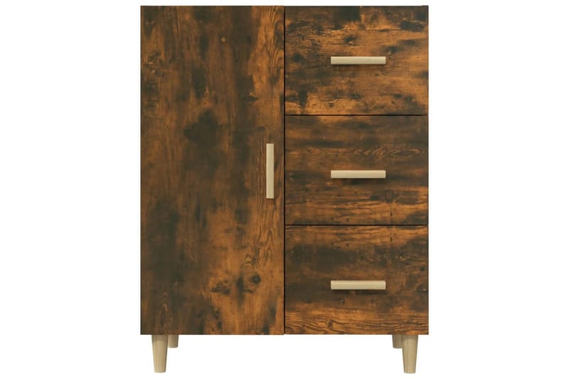 beBasic Skjenk røkt eik 69,5x34x90 cm konstruert tre - Brun - Oppbevaring - Oppbevaringsmøbler - Sideboard & skjenker