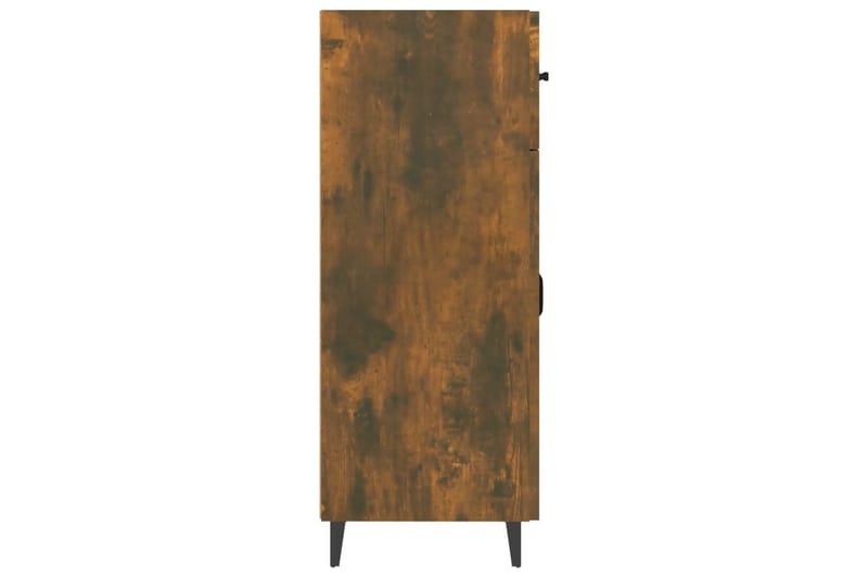 beBasic Skjenk røkt eik 69,5x34x90 cm konstruert tre - Brun - Sideboard & skjenker