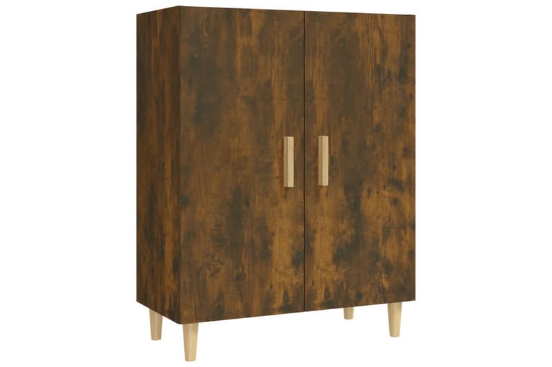beBasic Skjenk røkt eik 70x34x90 cm konstruert tre - Brun - Oppbevaring - Oppbevaringsmøbler - Sideboard & skjenker