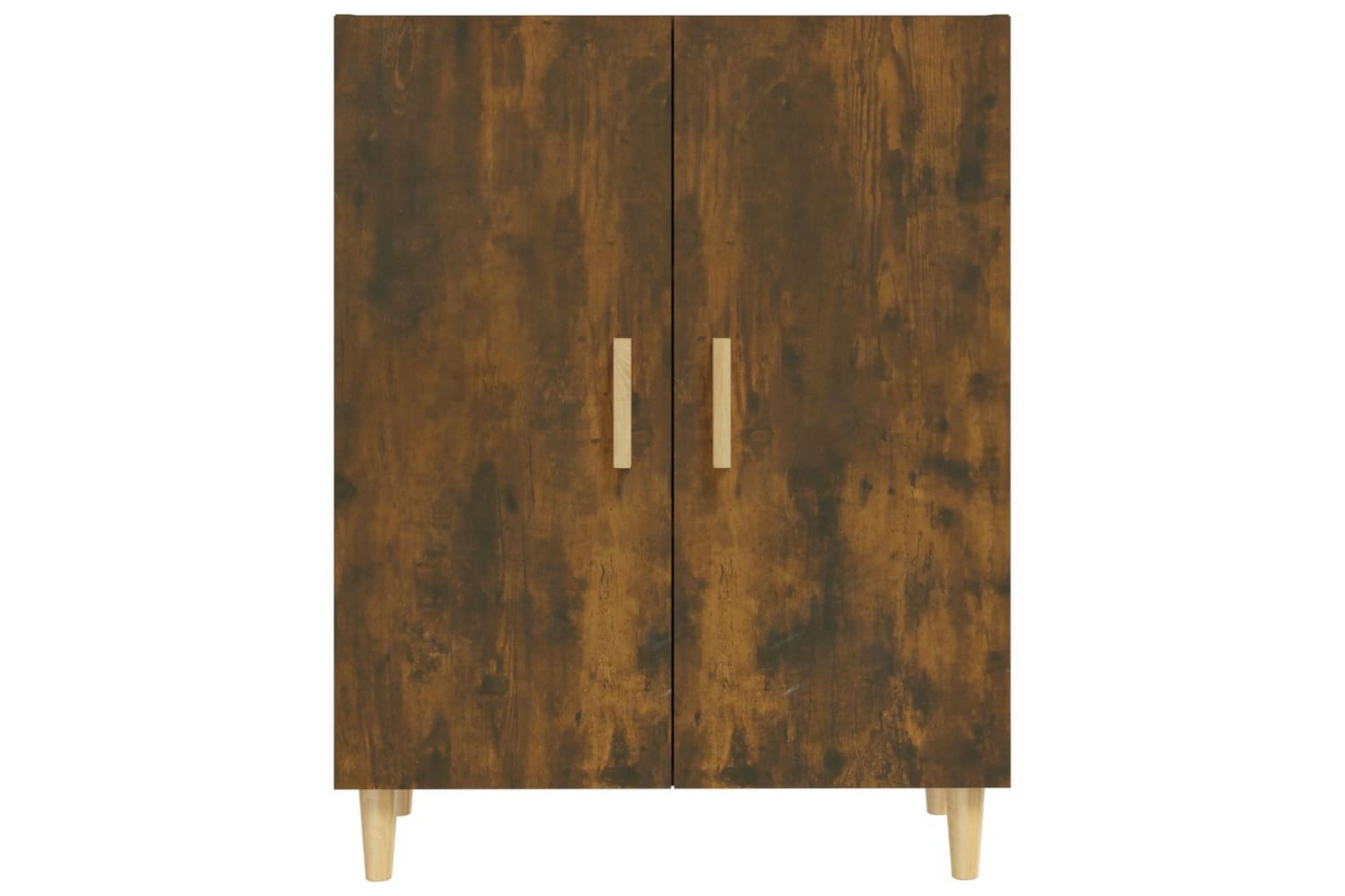 beBasic Skjenk røkt eik 70x34x90 cm konstruert tre - Brun - Oppbevaring - Oppbevaringsmøbler - Sideboard & skjenker