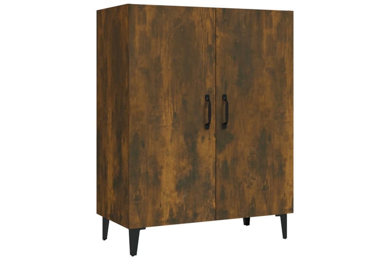 beBasic Skjenk røkt eik 70x34x90 cm konstruert tre - Brun - Oppbevaring - Oppbevaringsmøbler - Sideboard & skjenker