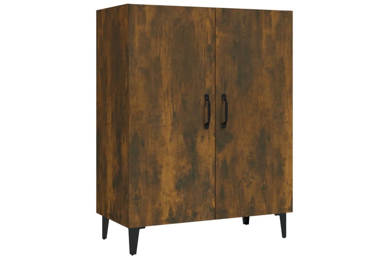 beBasic Skjenk røkt eik 70x34x90 cm konstruert tre - Brun - Sideboard & skjenker