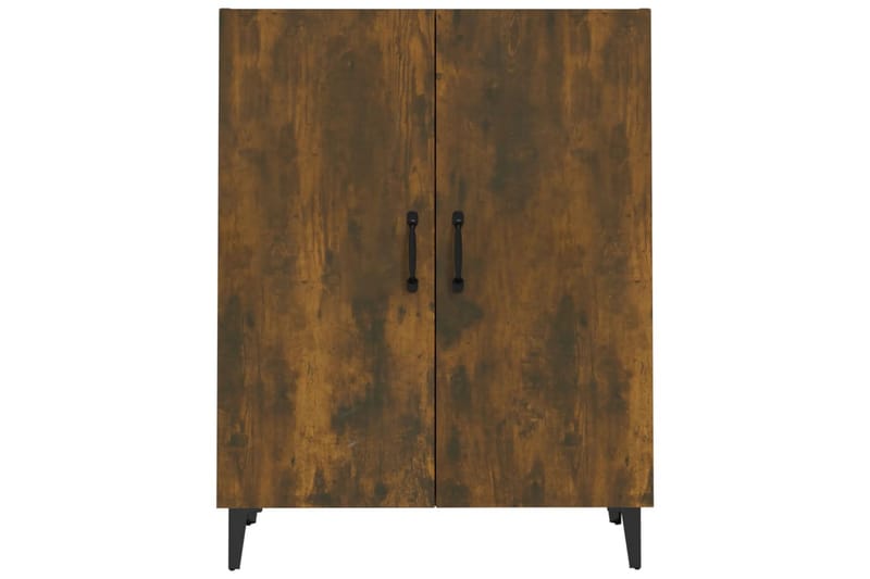 beBasic Skjenk røkt eik 70x34x90 cm konstruert tre - Brun - Sideboard & skjenker