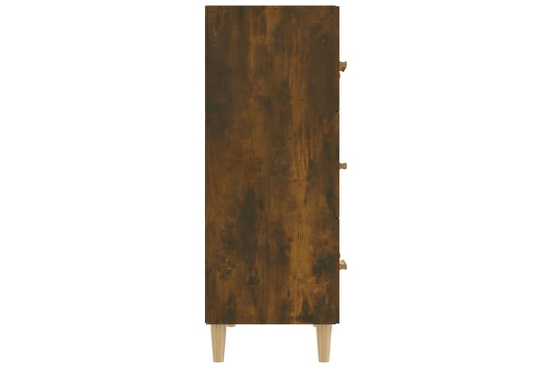 beBasic Skjenk røkt eik 70x34x90 cm konstruert tre - Brun - Oppbevaring - Oppbevaringsmøbler - Sideboard & skjenker