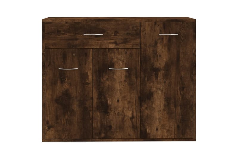 beBasic Skjenk røkt eik 88x30x70 cm konstruert tre - Brun - Sideboard & skjenker