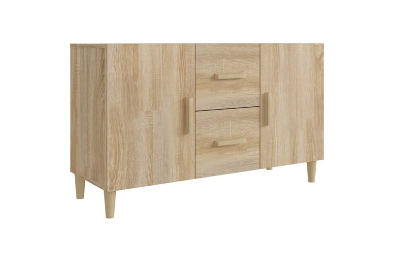 beBasic Skjenk sonoma eik 100x36x60 cm konstruert tre - Brun - Oppbevaring - Oppbevaringsmøbler - Sideboard & skjenker