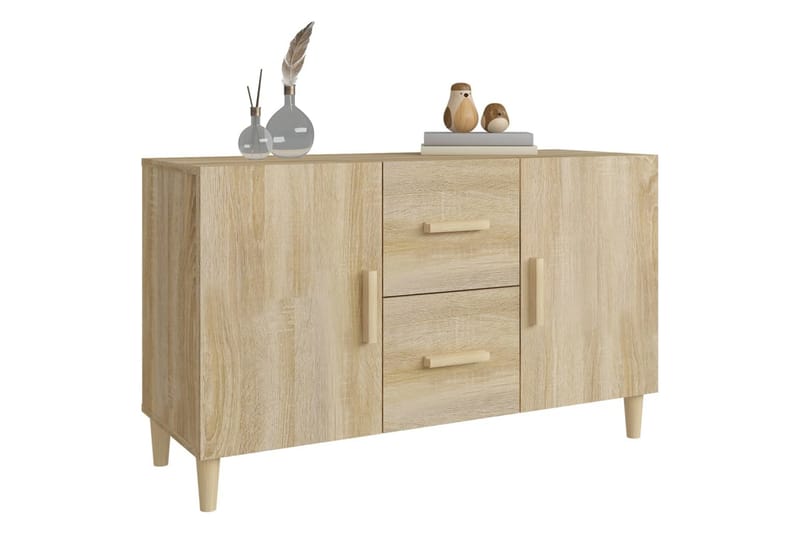 beBasic Skjenk sonoma eik 100x36x60 cm konstruert tre - Brun - Oppbevaring - Oppbevaringsmøbler - Sideboard & skjenker