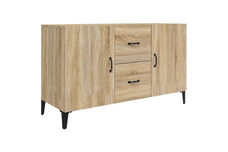 beBasic Skjenk sonoma eik 100x36x60 cm konstruert tre - Brun - Oppbevaring - Oppbevaringsmøbler - Sideboard & skjenker