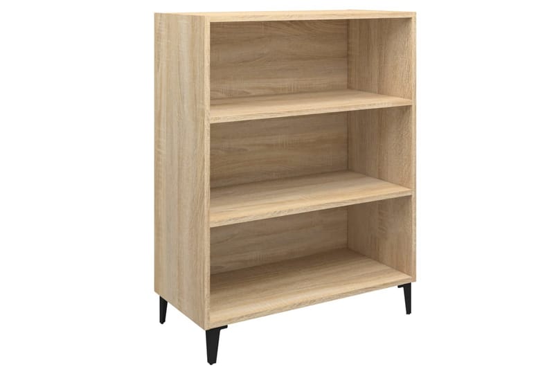 beBasic Skjenk sonoma eik 69,5x32,5x90 cm konstruert tre - Brun - Oppbevaring - Oppbevaringsmøbler - Sideboard & skjenker